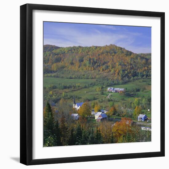 East Orange Village, Vermont, New England, USA-Roy Rainford-Framed Photographic Print