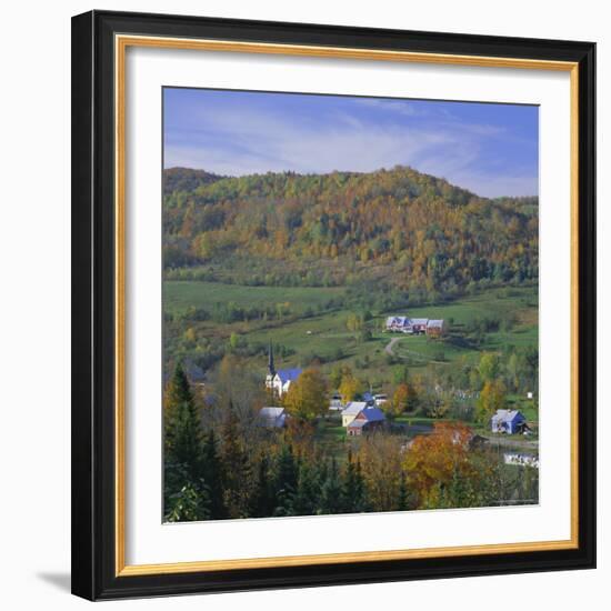 East Orange Village, Vermont, New England, USA-Roy Rainford-Framed Photographic Print