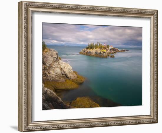 East Quoddy (Head Harbour) Lighthouse, Campobello Island, New Brunswick, Canada, North America-Alan Copson-Framed Photographic Print