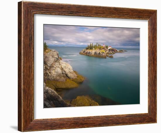 East Quoddy (Head Harbour) Lighthouse, Campobello Island, New Brunswick, Canada, North America-Alan Copson-Framed Photographic Print