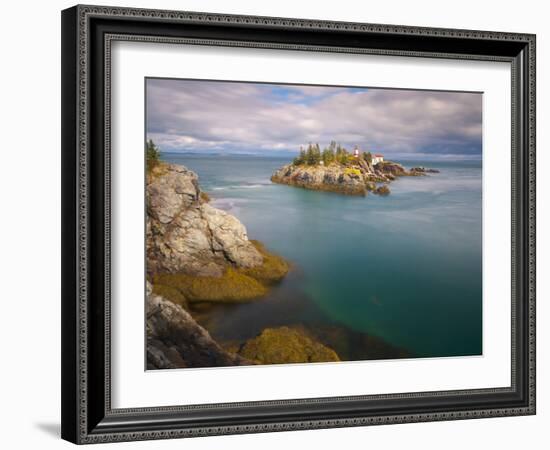 East Quoddy (Head Harbour) Lighthouse, Campobello Island, New Brunswick, Canada, North America-Alan Copson-Framed Photographic Print