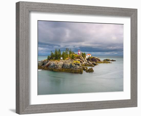 East Quoddy (Head Harbour) Lighthouse, Campobello Island, New Brunswick, Canada, North America-Alan Copson-Framed Photographic Print