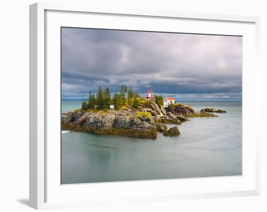 East Quoddy (Head Harbour) Lighthouse, Campobello Island, New Brunswick, Canada, North America-Alan Copson-Framed Photographic Print