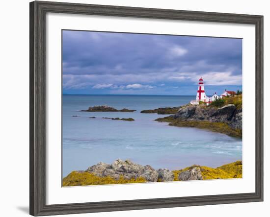 East Quoddy (Head Harbour) Lighthouse, Campobello Island, New Brunswick, Canada, North America-Alan Copson-Framed Photographic Print