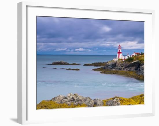 East Quoddy (Head Harbour) Lighthouse, Campobello Island, New Brunswick, Canada, North America-Alan Copson-Framed Photographic Print