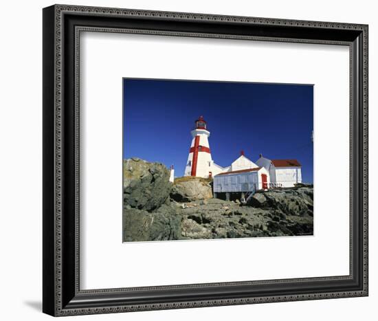 East Quoddy Head Lighthouse, Campobello Island, New Brunswick, Canada-Walter Bibikow-Framed Photographic Print