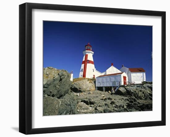 East Quoddy Head Lighthouse, Campobello Island, New Brunswick, Canada-Walter Bibikow-Framed Photographic Print