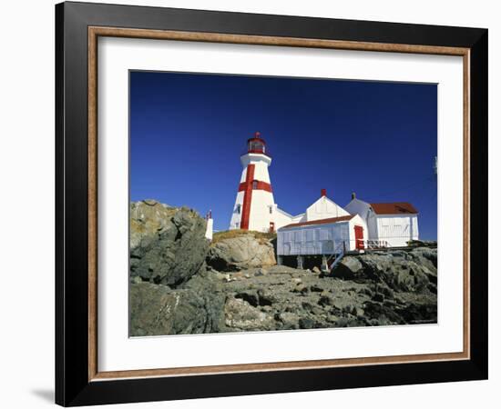 East Quoddy Head Lighthouse, Campobello Island, New Brunswick, Canada-Walter Bibikow-Framed Photographic Print