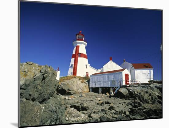 East Quoddy Head Lighthouse, Campobello Island, New Brunswick, Canada-Walter Bibikow-Mounted Photographic Print