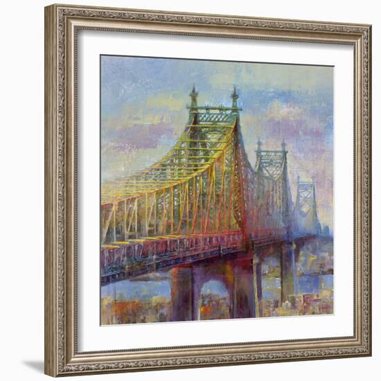 East River Bridge-Longo-Framed Giclee Print