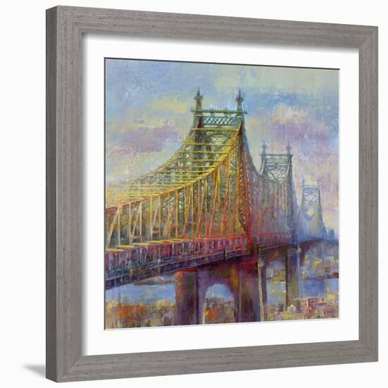 East River Bridge-Longo-Framed Giclee Print