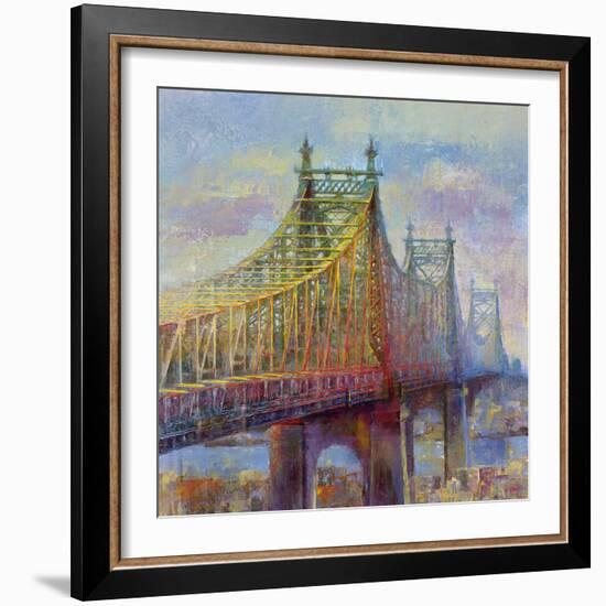 East River Bridge-Longo-Framed Giclee Print