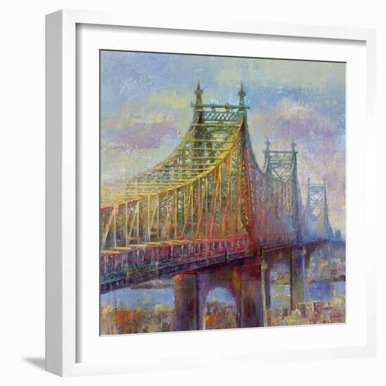 East River Bridge-Longo-Framed Giclee Print