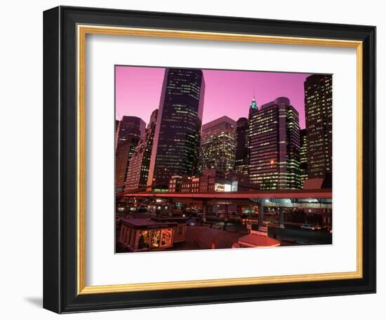 East River Drive at Night, NYC, NY-Rudi Von Briel-Framed Photographic Print