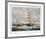 East River Traffic, New York City-Eldred Clark Johnson-Framed Collectable Print