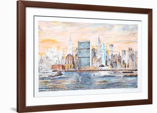 East River-Kamil Kubik-Framed Limited Edition