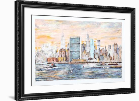 East River-Kamil Kubik-Framed Limited Edition