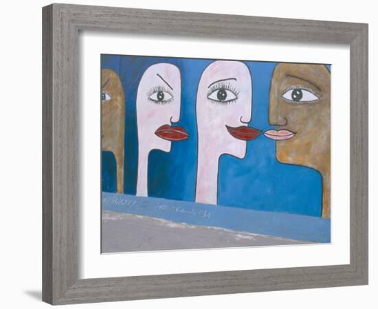 East Side Gallery, Berlin Wall, Berlin, Germany-Bruno Morandi-Framed Photographic Print