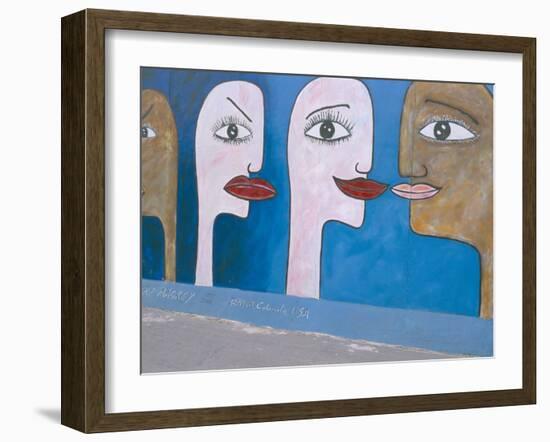 East Side Gallery, Berlin Wall, Berlin, Germany-Bruno Morandi-Framed Photographic Print