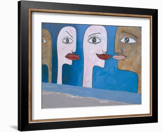 East Side Gallery, Berlin Wall, Berlin, Germany-Bruno Morandi-Framed Photographic Print