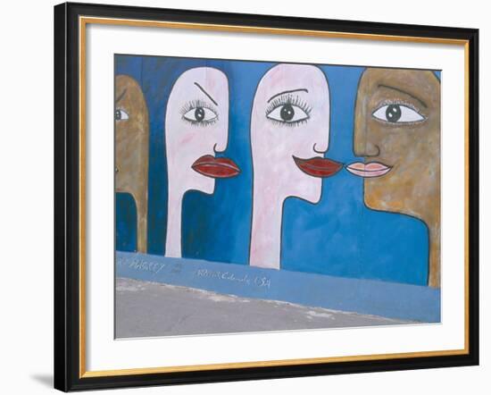 East Side Gallery, Berlin Wall, Berlin, Germany-Bruno Morandi-Framed Photographic Print