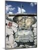 East Side Gallery, Berlin Wall Museum, Berlin, Germany, Europe-Hans Peter Merten-Mounted Photographic Print