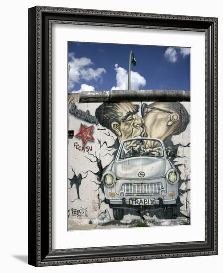 East Side Gallery, Berlin Wall Museum, Berlin, Germany, Europe-Hans Peter Merten-Framed Photographic Print