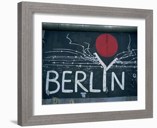 East Side Gallery, Remains of the Berlin Wall, Berlin, Germany, Europe-Morandi Bruno-Framed Photographic Print