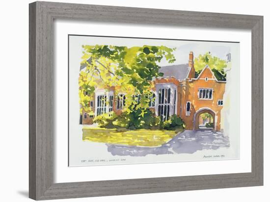 East Side, Old Hall, Lincoln's Inn, 1983-Annabel Wilson-Framed Giclee Print