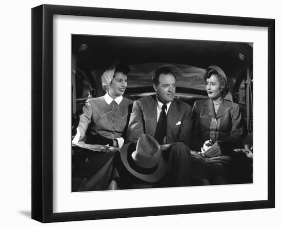 EAST SIDE, WEST SIDE, 1949 DIRECTED BE MERVYN LeROY Cyd Charisse, Van Heflin and Barbara Stanwyck (-null-Framed Photo