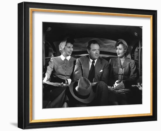 EAST SIDE, WEST SIDE, 1949 DIRECTED BE MERVYN LeROY Cyd Charisse, Van Heflin and Barbara Stanwyck (-null-Framed Photo