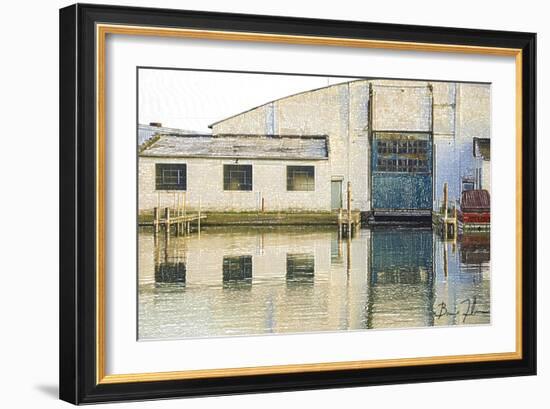 East Slip Marina-5fishcreative-Framed Giclee Print