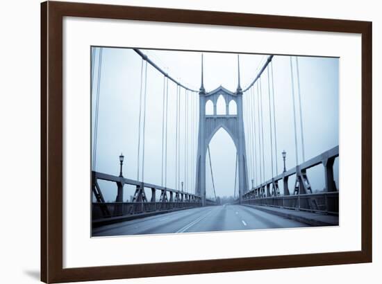 Eastbound on the Bridge II-Erin Berzel-Framed Photographic Print