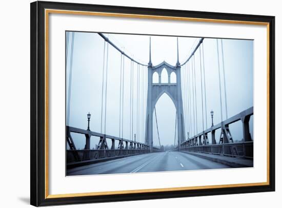 Eastbound on the Bridge II-Erin Berzel-Framed Photographic Print