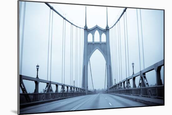 Eastbound on the Bridge II-Erin Berzel-Mounted Photographic Print