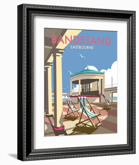 Eastbourne Bandstand - Dave Thompson Contemporary Travel Print-Dave Thompson-Framed Art Print