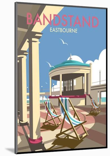 Eastbourne Bandstand - Dave Thompson Contemporary Travel Print-Dave Thompson-Mounted Giclee Print