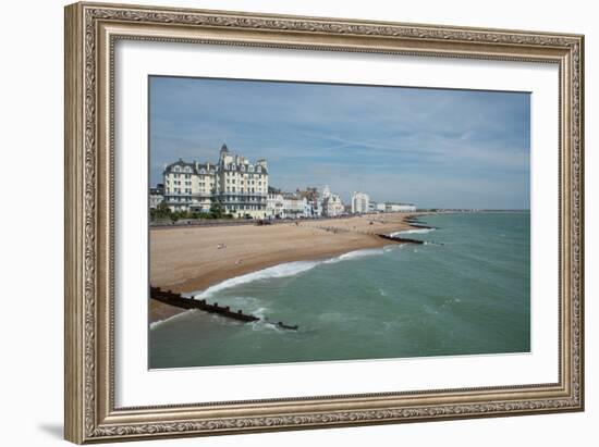 Eastbourne from the pier, East Sussex, England, United Kingdom, Europe-Ethel Davies-Framed Photographic Print