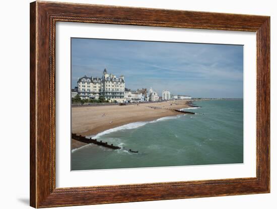 Eastbourne from the pier, East Sussex, England, United Kingdom, Europe-Ethel Davies-Framed Photographic Print