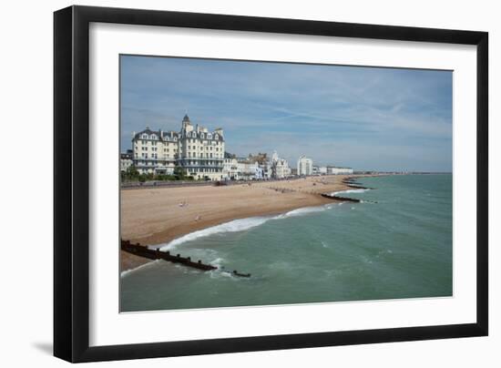 Eastbourne from the pier, East Sussex, England, United Kingdom, Europe-Ethel Davies-Framed Photographic Print