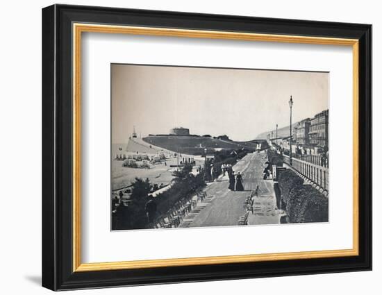'Eastbourne - Part of the Promenade, Showing Wish Tower', 1895-Unknown-Framed Photographic Print