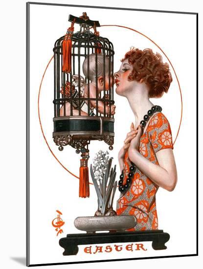 "Easter, 1923,"March 31, 1923-Joseph Christian Leyendecker-Mounted Giclee Print