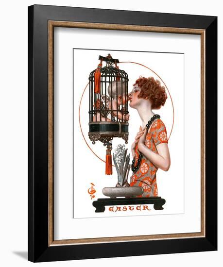 "Easter, 1923,"March 31, 1923-Joseph Christian Leyendecker-Framed Giclee Print