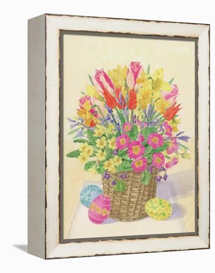 Easter Basket, 1996-Linda Benton-Framed Premier Image Canvas