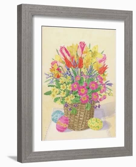 Easter Basket, 1996-Linda Benton-Framed Giclee Print