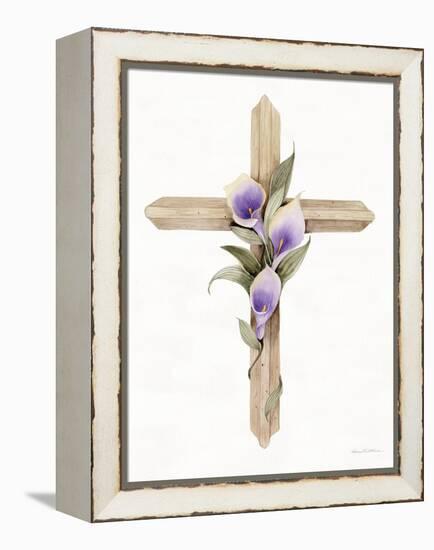 Easter Blessing Cross II-Kathleen Parr McKenna-Framed Stretched Canvas