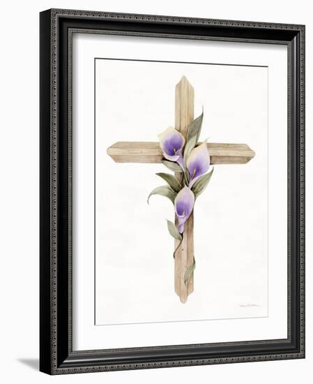 Easter Blessing Cross II-Kathleen Parr McKenna-Framed Art Print