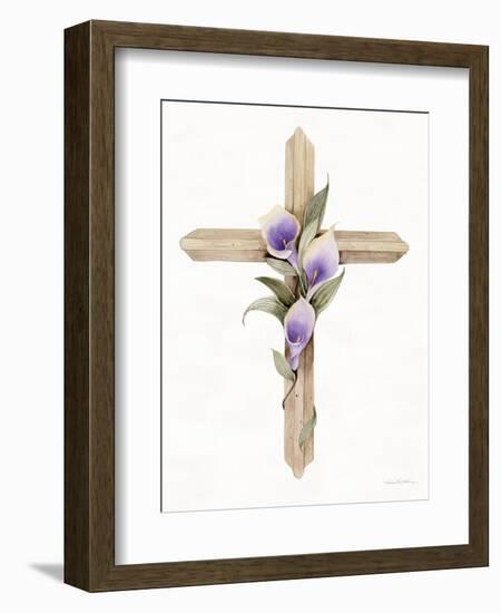 Easter Blessing Cross II-Kathleen Parr McKenna-Framed Premium Giclee Print