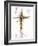 Easter Blessing Saying III with Cross-Kathleen Parr McKenna-Framed Art Print