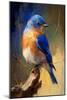 Easter Bluebird I-Vivienne Dupont-Mounted Art Print